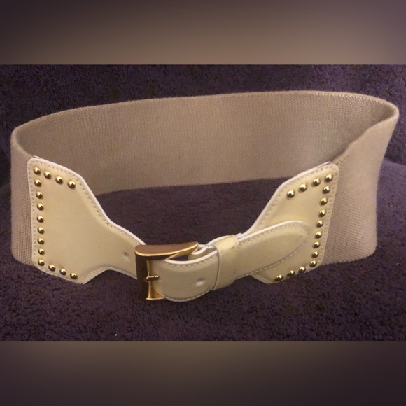 PRADA Elastic Waist Belt 3" Wide Size 32 Waist - Picture 1 of 5